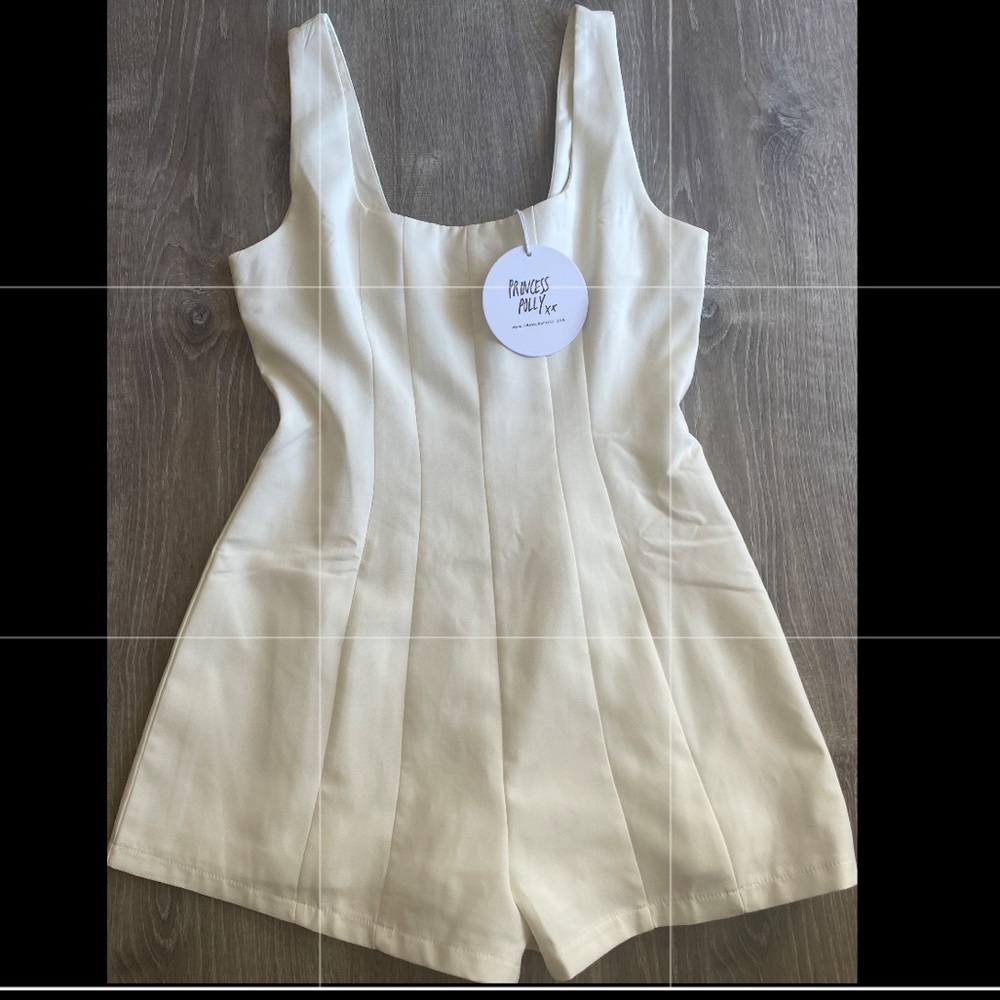 white princess polly romper